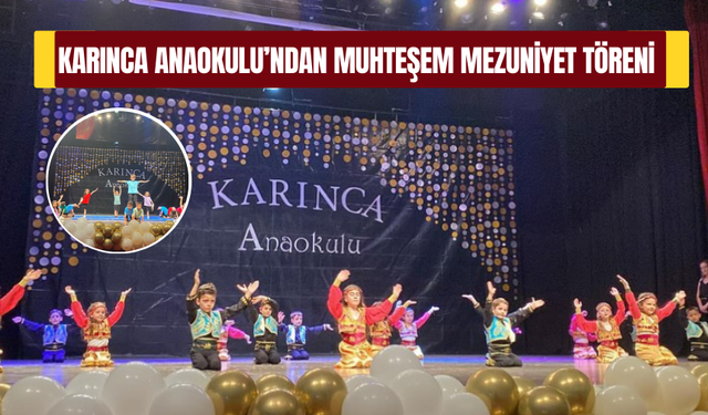 Minik öğrenciler performansları ile büyüledi