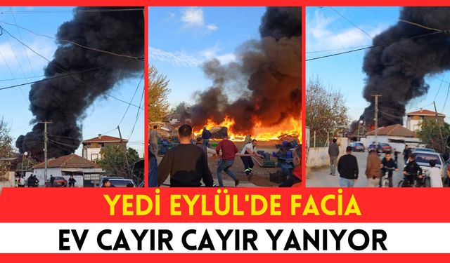 Yedi Eylül Mahallesi’nde Yangın