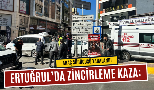 Zincirleme kaza yürekler ağızlara getirdi