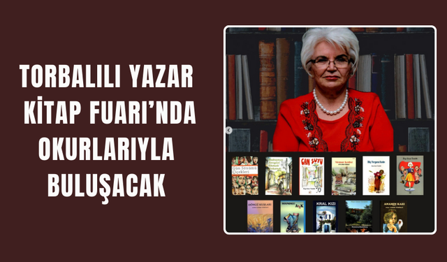 Torbalılı yazar okurlarıyla buluşacak