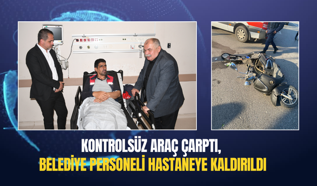 Belediye yöneticilerinden personele ziyaret