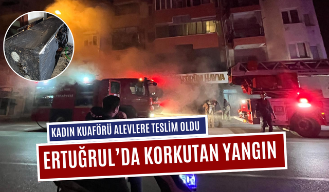 Ertuğrul’da elektrik kaynaklı yangın