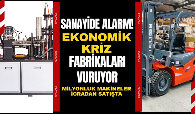 9,2 Milyon TL’lik Bardak Makineleri ve Forklift İcrada