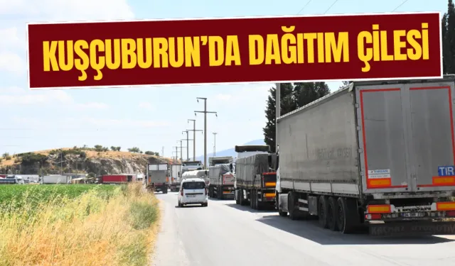 Torbalı’da Tır Şoförlerinin Sabrı Taştı