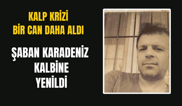 Genç isim kalbine yenildi