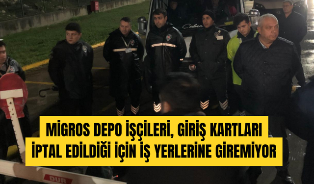 Migros'un Torbalı deposunda işçilerin direnişi sürüyor