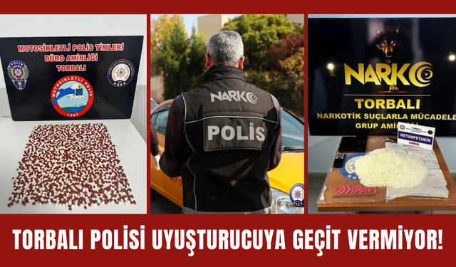 Torbalı polisi çevre ilçelerde de dev operasyonlara imza attı