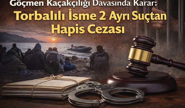 Torbalılı isme göçmen kaçakçılığından hapis cezası