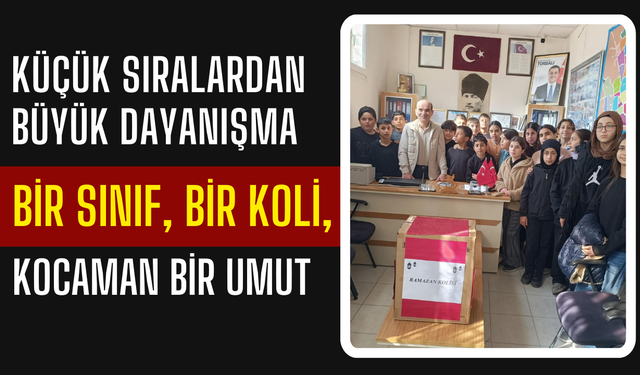 Sıralardan Sokağa Uzanan İyilik