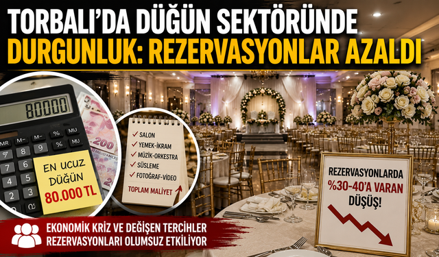 Torbalı’da rezervasyonlarda yüzde 40 düşüş!
