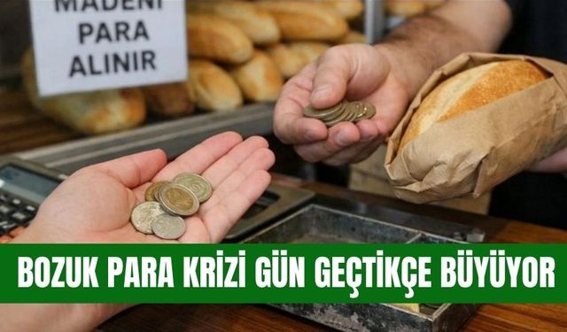 Torbalı'da bozuk para krizi büyüyor