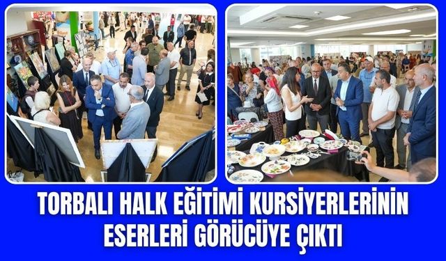 Halk Eğitimi Kursiyerlerinin Eserleri Görücüye Çıktı