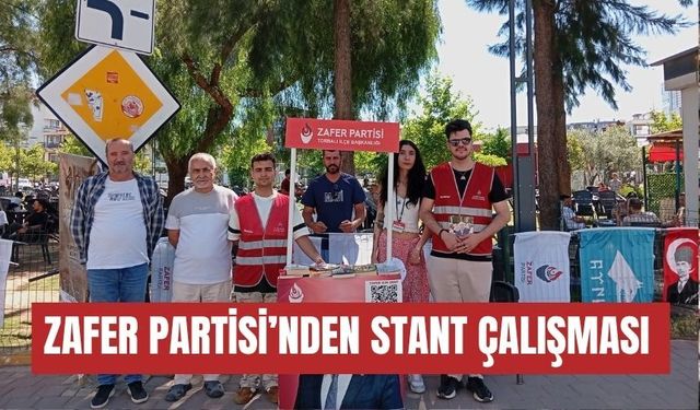 Zafer Partisi Torbalı Teşkilatı'ndan Stant Çalışması