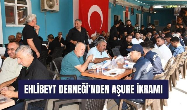 Ehlibeyt Derneği'nden aşure ikramı