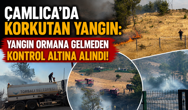 Çamlıca’da Yangın Paniği: Ekipler Ormana Ulaşmadan Önünü Kesti