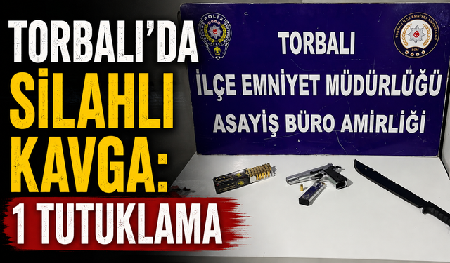 Silahlı kavgaya tutuklama
