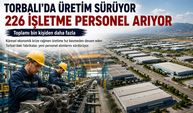 Torbalı üretmeye devam ediyor: 226  kişiye iş kapısı açıldı