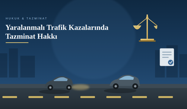 Yaralanmalı Trafik Kazalarında Tazminat Hakkı: Mağdurların Bilmesi Gerekenler
