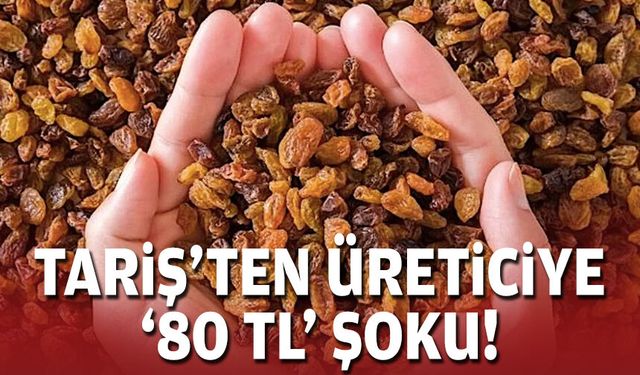 TARİŞ’ten üreticiyi üzen haber
