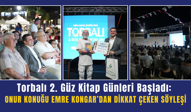 Torbalı 2. Güz Kitap Günleri Başladı: Onur Konuğu Emre Kongar’dan Dikkat Çeken Söyleşi