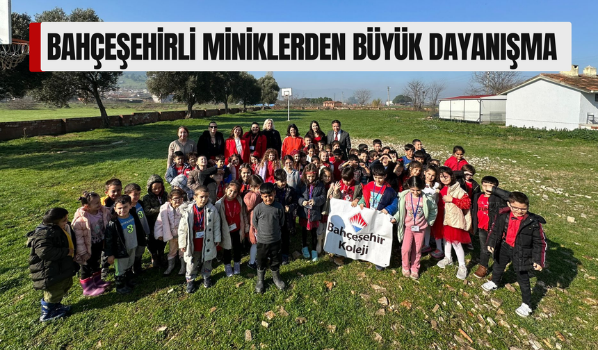 Bahçeşehir'den köy okuluna kardeş eli