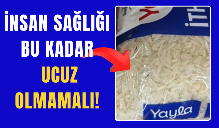 İnsan sağlığı bu kadar ucuz olmamalı