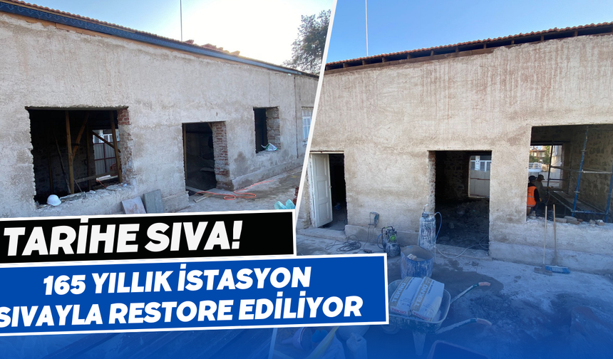 Tarihi Tepeköy İstasyonu’nun Restorasyonuna Sıva Tepkisi