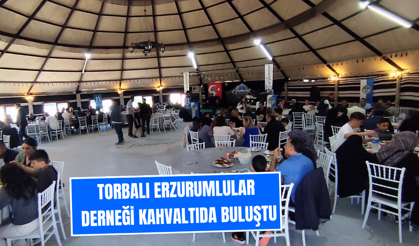 Dernek üyeleri kahvaltıda buluştu