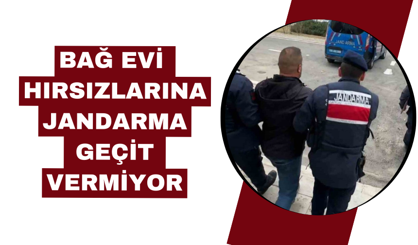 Bağ Evi Hırsızlarına Jandarma Geçit Vermiyor