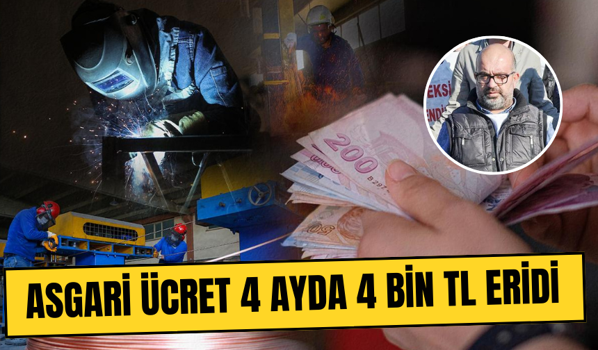 Asgari ücret her geçen gün eriyor