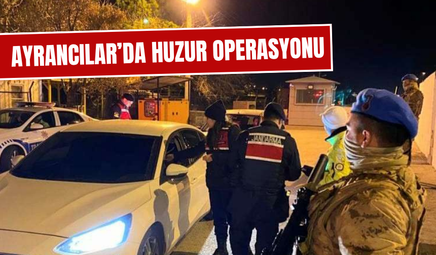 Jandarma suçlulara göz açtırmıyor