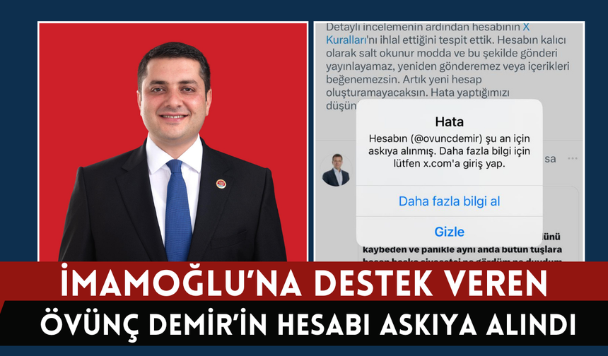 Başkan Demir’e X Engeli: “Sesimiz Daha Gür Çıkacak”