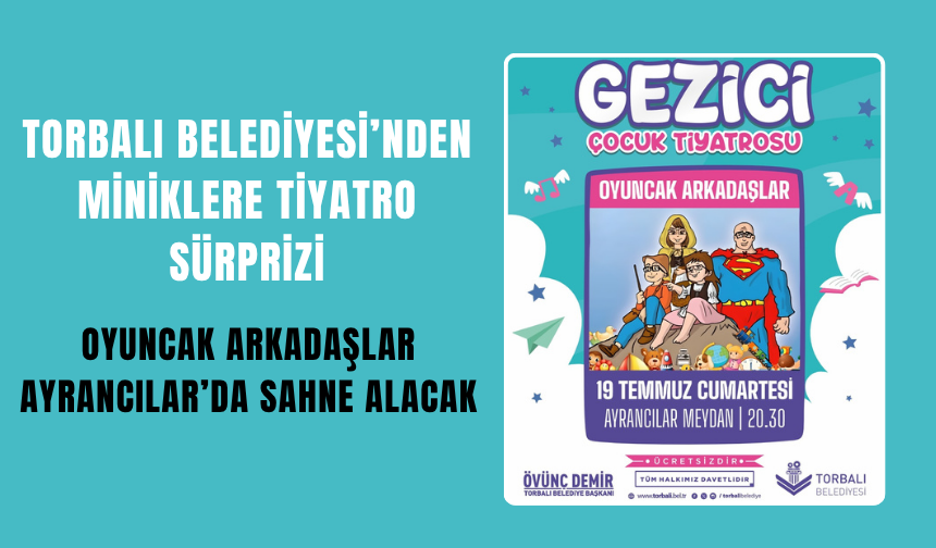 Torbalı Belediyesi’nden Çocuklara Yaz Neşesi