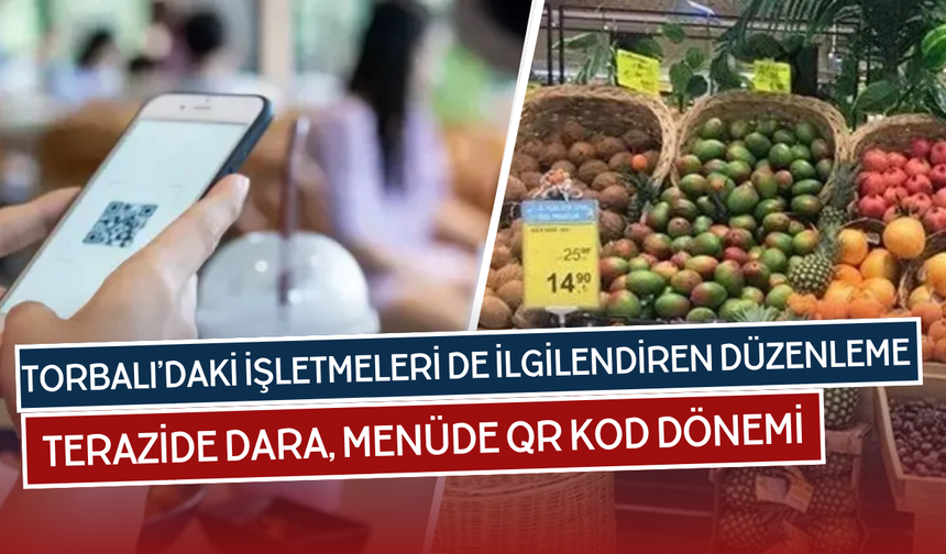 Terazide dara, menüde QR kod dönemi