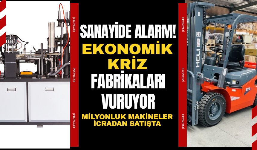 9,2 Milyon TL’lik Bardak Makineleri ve Forklift İcrada