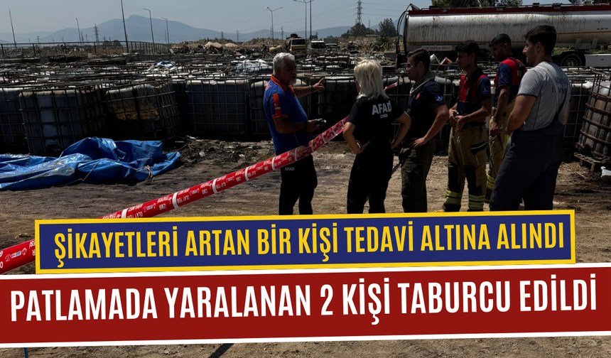 Patlamada yaralanan 2 kişi taburcu edildi
