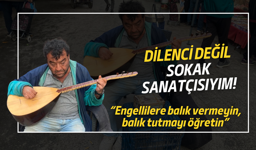 Görme Engelli Sokak Sanatçısı Fatih Gençel Torbalı’da Gönülleri Fethediyor