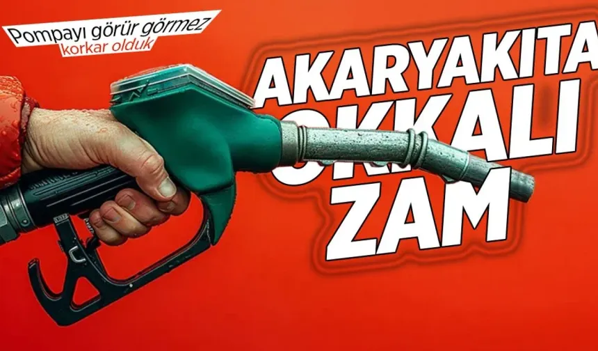 Akaryakıta bir zam daha