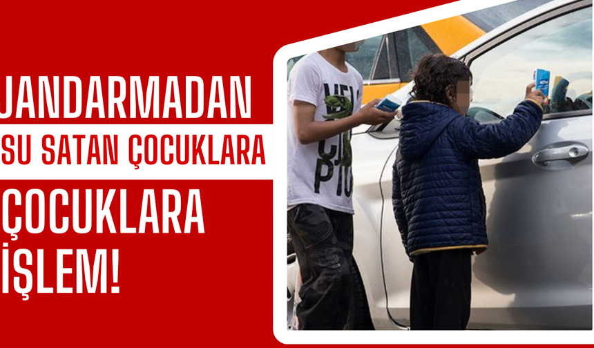 Işıklarda Su Satan 10 Kişiye İşlem Yapıldı