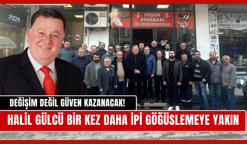 Esnafın teveccühü bir kez daha Halil Gülcü olacak
