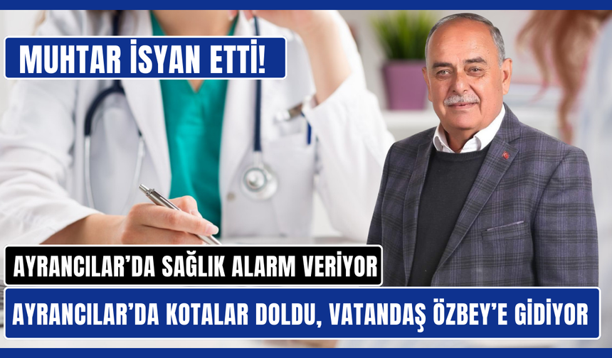 20 Bin Kişilik Mahalle Sağlık Ocağı Bile Bulamıyor