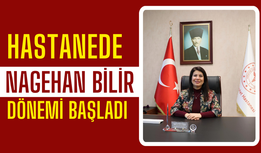 Yeni başhekim göreve başladı