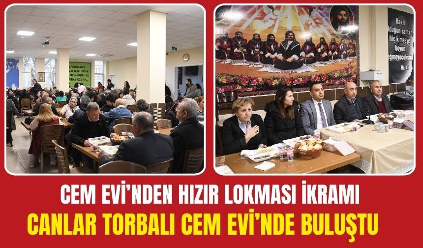 Torbalı’da Hızır Lokması Paylaşıldı