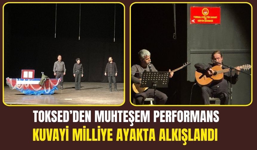 TOKSED'in performansı ayakta alkışlandı