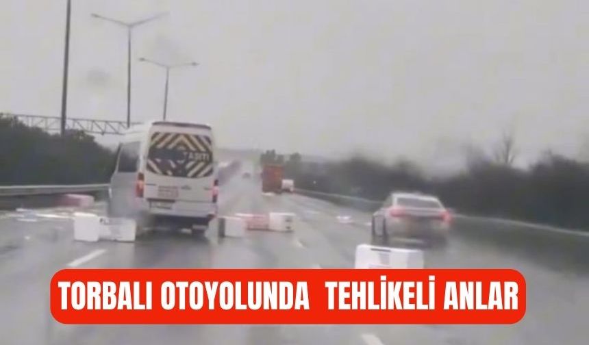 Otoyolda Yük Tehlikesi: Facianın Eşiğinden Dönüldü