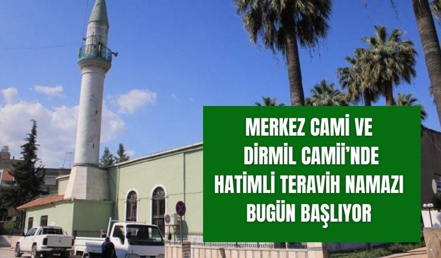 Hatimli teravih namazının adresi belli oldu