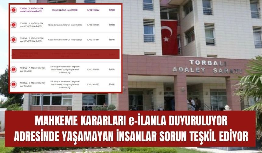 Resmi İlanla Tebligat Dönemi