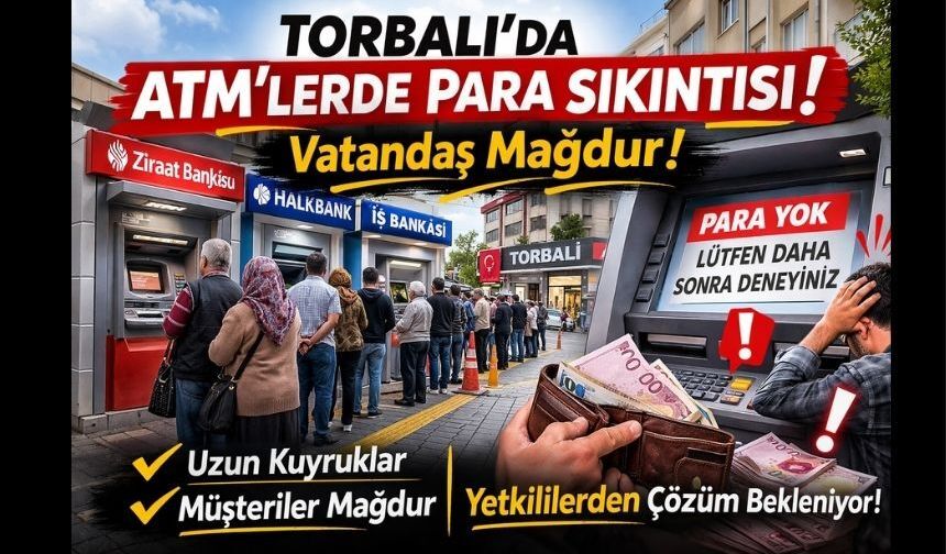 Torbalı’da ATM’lerde Para Krizi
