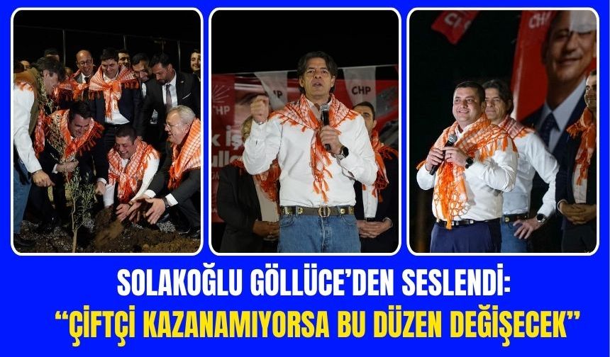 Solakoğlu Göllüce’de çiftçilerle buluştu