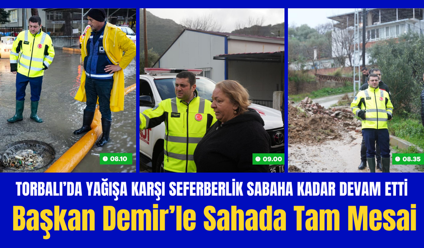 Başkan Demir’le Sahada Tam Mesai